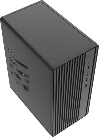 Корпус Accord ACC-M258-01B черный без БП mATX 1x80mm 2xUSB2.0 audio фото 3