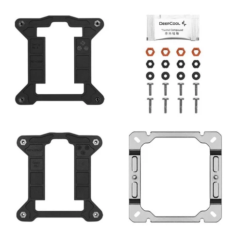 Кулер Deepcool AG400 Soc-AM5/AM4/1200/1700/1851 серебристый/черный 4-pin 18-31.6dB Al+Cu 220W 614gr Ret (R-AG400-BKNNMN-G-1) [R-AG400-BKNNMN-G-1] фото 17