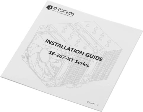 Кулер ID-Cooling SE-207-XT SLIM Soc-AM5/AM4/1151/1200/2066/1700 черный 4-pin 15-35dB Al+Cu 220W 760gr Ret [SE-207-XT SLIM] фото 11