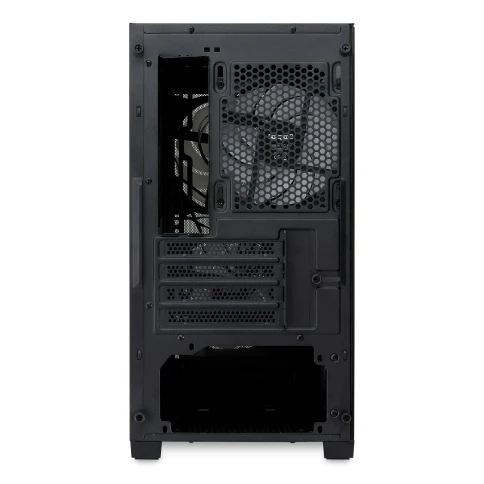 Корпус без блока питания/ Case HSPD M320, Mesh Mini-tower, Black, slide TG, 0.45 SPCC, 2x140mm ARGB (M11-140)+1x120mm ARGB (M11-120) mATX, mITX 160/340/184mm 2x2.5", 2x3.5", 4xPCI 2xUSB-A 3.0, 1xUSB-A 1.0 390x200x385mm фото 5