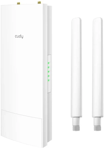 Точка доступа/ AC1200 WiFi Gigabit Outdoor Access Point, 867Mbps at 5GHz + 300Mbps at 2.4GHz, 1 x Gigabit RJ45, 2 Detachable Antennas, 802.3at/802.3af PoE or passive PoE, IP65 Waterproof, lightning protection, 48V passive PoE adapter included, Cudy Mesh S фото 3