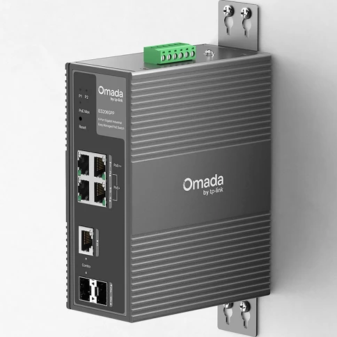Коммутатор/ Omada 6-Port Gigabit Industrial Easy Managed Switch with 3-Port PoE+ and 1-Port PoE++ фото 7
