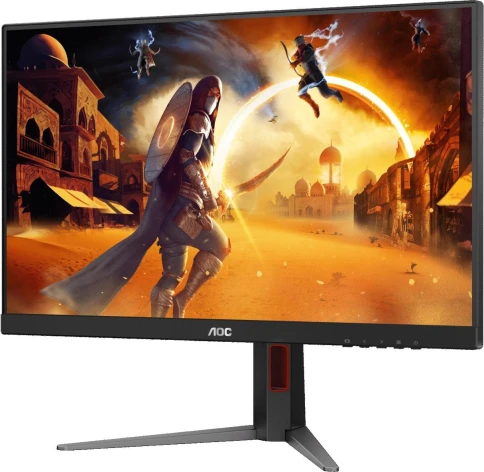 AOC Q27G4/D 27" 2560x1440, IPS, 200Hz, 80M:1, 250cd, 0.3 ms, HDMI 2.0, DisplayPort 1.4, Height adj 130, pivot, VESA 100, 3Y, Black/Red фото 4
