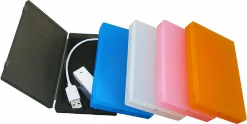 Внешний корпус для HDD/SSD AgeStar SUBCP1 SATA USB2.0 пластик черный 2.5" [SUBCP1] фото 3