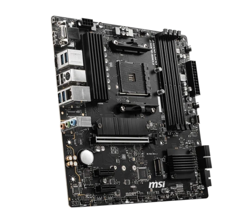 Материнская плата/ MB MSI AMD B550 sAM4, 4xDDR4(128GB), D-SUB/HDMI 2.1/DP, 1xPCIe 4.0x16, 2xPCIe 3.0, 1xLAN, 4xSATA 6Gb/s, 2xM.2, 4xUSB 3.2, 2xUSB 2.0, 1xPS/2, mATX фото 4