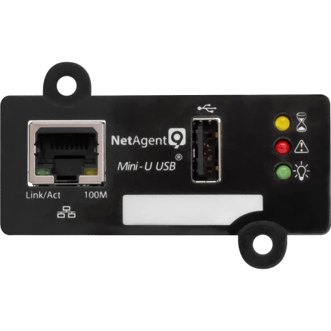 SNMP карта Megatec DZ807 (NetAgentZ) с портом RJ45 ETH 100Mbit и USB, средний слот фото 2
