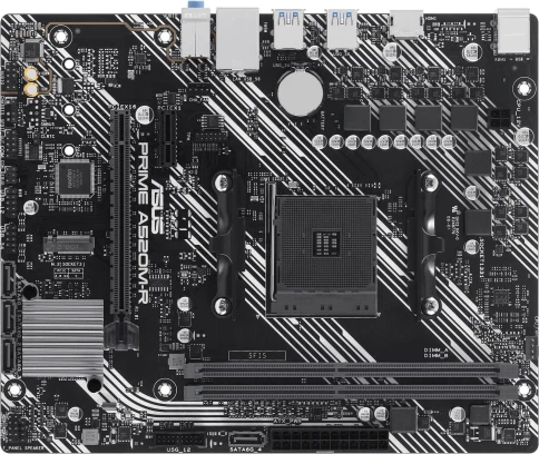 Материнская плата ASUS PRIME A520M-R Soc-AM4 AMD A520 2xDDR4 mATX AC`97 8ch(7.1) GbLAN RAID+HDMI [PRIME A520M-R] фото 1
