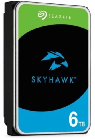 Жесткий диск/ HDD Seagate SATA3 6TB Skyhawk Surveillance 5400 256Mb 1  year warranty (replacement WD63PURZ, WD62PURZ, WD64PURZ, ST6000VX001) фото 1