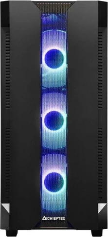 Корпус Chieftec Hunter черный ATX 4x120mm 4x140mm 2xUSB3.1 audio bott PSU [GS-01B-OP] фото 7
