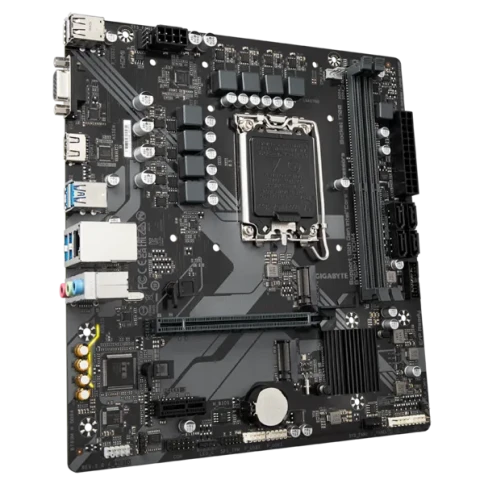 Материнская плата/ MB GIGABYTE INTEL B760 s1700, 2xDDR4(64GB), D-SUB/HDMI 2.1, 1xPCIe 4.0x16, 1xPCIe 3.0, 1xLAN, 4xSATA 6Gb/s, 2xM.2, 4xUSB 3.2, 2xUSB 2.0, mATX фото 3