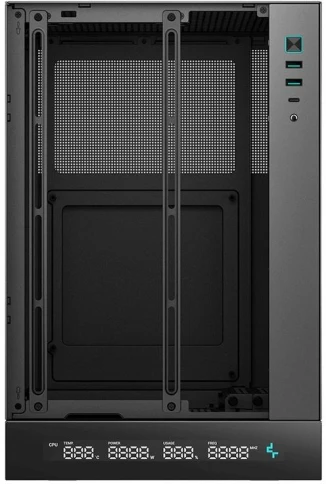 Корпус Deepcool CH170 DIGITAL черный mATX 1x120mm 1xUSB2.0 1xUSB3.0 audio bott PSU [R-CH170-BKNPI0D-G-1] фото 8