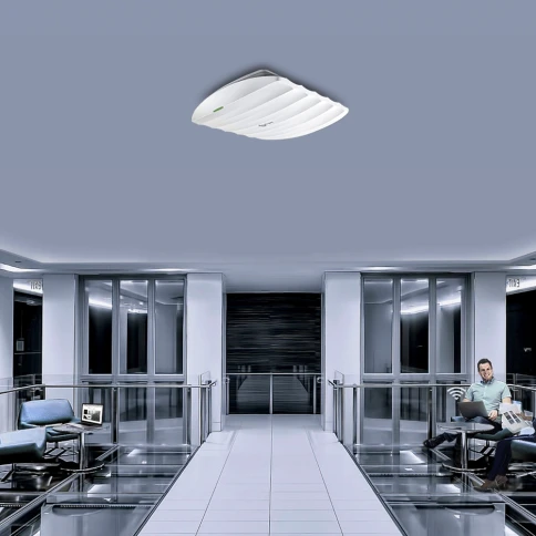 Точка доступа/ V4 AC1350 MU-MIMO Gb Ceiling Mount Access Point, 802.11a/b/g/n/ac wave 2, 802.3af Standard PoE and Passive PoE (Passive POE Adapter included), 1 10/100/1000Mbps hidden LAN port фото 7