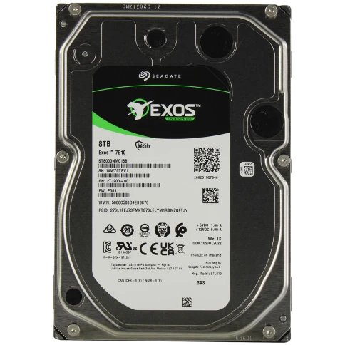 Жесткий диск/ HDD Seagate SAS 8Tb Exos 7E10 12Gb/s 7200 256Mb 1 year warranty (replacement ST8000NM001A, MG10SDA800E, HUH728080AL4204) фото 4