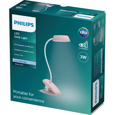 Philips Donutclip DSK201 PT 3W 40K P USB 02 фото 2