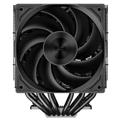 Кулер для процессора/ CPU Cooler PCCooler RZ620 BK (260W, 4-pin PWM, 157.5mm, Al/Cu, 6x6mm, 2x120mm, 86.73CFM, 32dBA, 2000RPM, S: 1851/1700/1200/115X, AM5/AM4, black) фото 1