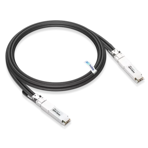 0.5m (1.6ft) NVIDIA/Mellanox Compatible 400G DAC OSFP RHS/Flat Top 4x100G PAM4 to OSFP RHS/Flat Top 4x100G PAM4 InfiniBand NDR Passive Direct Attach Copper Cable фото 1
