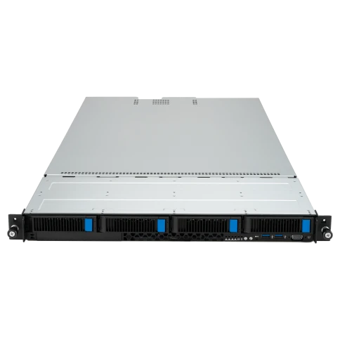Серверная платформа/ ASUS RS501A-E12-RS4, 1U, 1x  SP5 (LGA 6096) 400W, 24x DIMM DDR5 6400/4800, 4x 3.5'' SATA/SAS, 2x M.2 SATA/NVME x4 22110, 3x PCIe x16+ 1x OCP3.0 x16, 1x 2-port 1GbE Intel I350 LAN, up to 2 single-slot GPU cards, 1+1 1600W фото 3