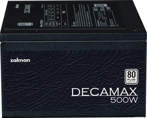 Блок питания Zalman ATX 500W ZM500-LX3 80+ (20+4pin) APFC 120mm fan 4xSATA RTL [ZM500-LX3] фото 6