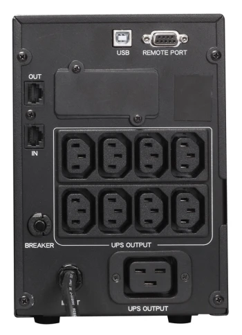 Источник бесперебойного питания Powercom Smart King Pro+ SPT-2000 LCD 1600Вт 2000ВА черный/ UPS Powercom Smart King Pro+ SPT-2000 LCD 1600W 2000Va black фото 6