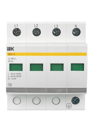 KARAT ОПС1-C УЗИП 4P In=20кА Un=400В Im=40кА IEK фото 1