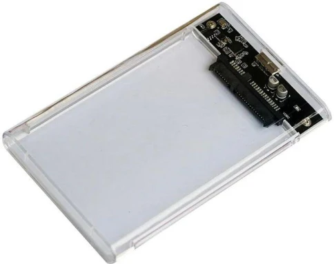 Внешний корпус для HDD/SSD AgeStar 3UB2P4C SATA III USB3.0 пластик прозрачный 2.5" [3UB2P4C] фото 7