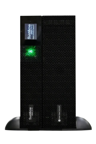 Systeme Electric Smart-Save Online SRT 6000 ВА, конвертируемый форм-фактор 5U, 230 В, 1:1, клеммный вход/выход, 6 розеток IEC C13 и 4 розетки  IEC C19,  SmartSlot, LCD, USB HID, SNMP карта, версия с возможностью увеличения времени автономии. фото 6