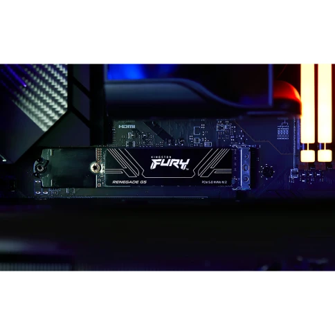 Твердотельный накопитель/ Kingston SSD Fury Renegade, 1024GB, M.2(22x80mm), NVMe, PCIe 5.0 x4, 3D TLC, R/W 14200/11000MB/s, IOPs 2 200 000/2 150 000, TBW 1000, DWPD 0.5 (60 мес) фото 8