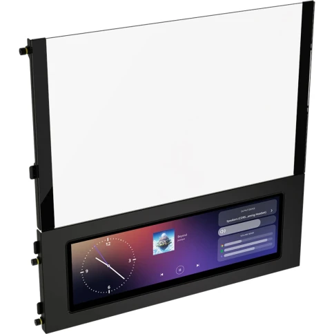 Корпус без блока питания/ Case Corsair Frame 4000D LCD RS ARGB, Midi-Tower, TG, 3x120mm ARGB, 2xUSB-A 3.2, 1xUSB 3.2 Type-C, E-ATX, ATX, mATX, mITX Black фото 2