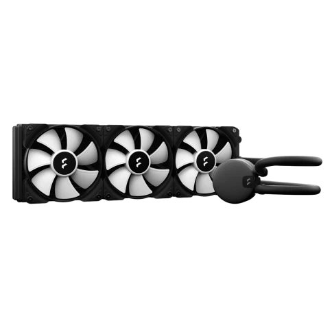 Система жидкостного охлаждения для ПК/ Water Cooling System Fractal Design Lumen S36 V2 RGB (200W, 360mm, Black, ARGB/ Fans: 3x120mm, 56CFM, 33.2dBA, 2000RPM/ Pump height 67mm, 22dBA, 4000RPM, Rad thickness 27mm/ S: 1851, 1700, 1200, 115X, 2011, 2066, AM5 фото 3
