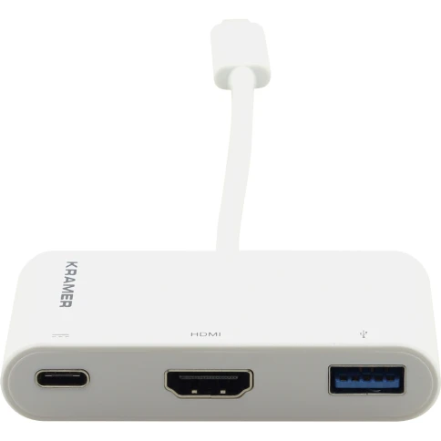Переходник USB 3.1 тип C вилка на HDMI розетку, USB 3.0 розетку и розетку USB 3.1 Type-C для зарядки мобильных устройств/ Переходник USB 3.1 тип C вилка на HDMI розетку ADC-U31C/M2 фото 1