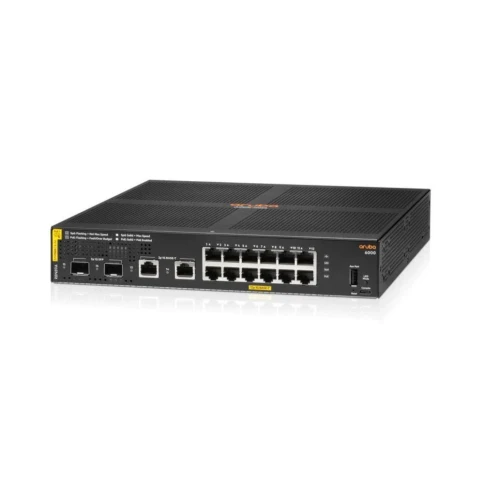 Коммутатор HPE R8N89A HPE Aruba 6000 Managed L2 12G Class4 PoE 139W 2SFP Switch фото 1