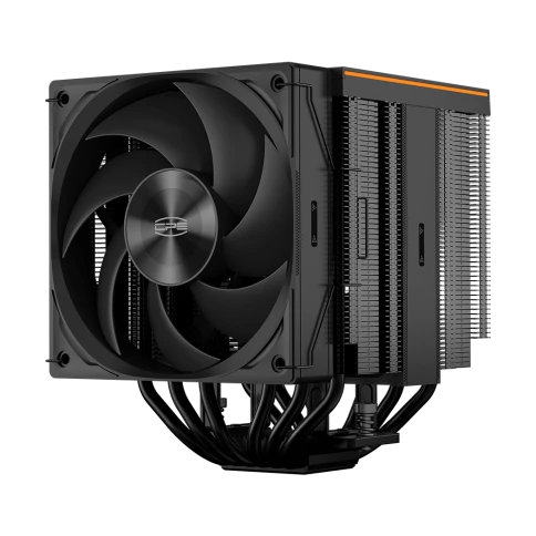 Кулер для процессора/ CPU Cooler PCCooler RZ620Pro TC BK (265W, 4-pin PWM, 160mm, Al/Cu, 6x6mm, 2x120mm, 80CFM, 36.2dBA, 2400RPM, S: 1851/1700/1200/115X, AM5/AM4, black) фото 3