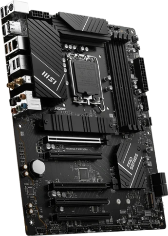 Материнская плата/ MB MSI INTEL B760 s1700, 4xDDR4(128GB), HDMI 2.1/DP, 2xPCIe 4.0x16, 3xPCIe 3.0x16, 1xLAN (2.5GbE), Wi-Fi, BT, 4xSATA 6Gb/s, 2xM.2, 1xUSB-C, 2xUSB 3.2, 4xUSB 2.0, 1xPS/2, ATX фото 4