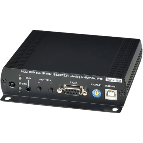 Передатчик/ SC&T HKM02BT Передатчик KVM: HDMI(1080p и 1920x1200 (WUXGA), 60Гц), USB, аудио, RS232 и ИК сигналов по Ethernet до 150м (CAT5e/CAT6). фото 1