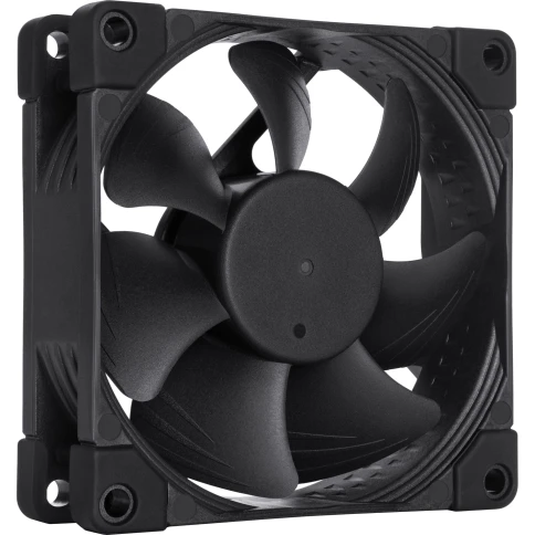 Кулер для корпуса/ Case Cooler Noctua NF-A8 PWM chromax.black.swap (80x80x25mm, 4-pin PWM, 32.67CFM, 17.7dBA, 2200RPM, Black) фото 2