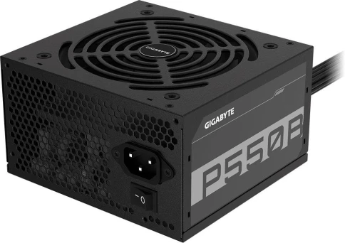 Блоки питания/ Power Supply Gigabyte GP-P550B, 550W 80+ Bronze (ATX, 2.31, Non-modular, 1x24(20+4)pin, 1x4+4-pin CPU, 3xMolex, 2x6+2-pin PCIe, 6xSATA3, Active, 120x120mm, 150x140x86mm, APFC, black) фото 6