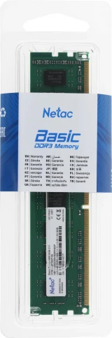 Оперативная память DDR3 8GB 1600MHz Netac NTBSD3P16SP-08 Basic RTL PC3-12800 CL11 DIMM 240-pin 1.5В dual rank Ret [NTBSD3P16SP-08] фото 6
