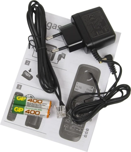 Р/Телефон Dect Gigaset A116 RUS черный АОН фото 7