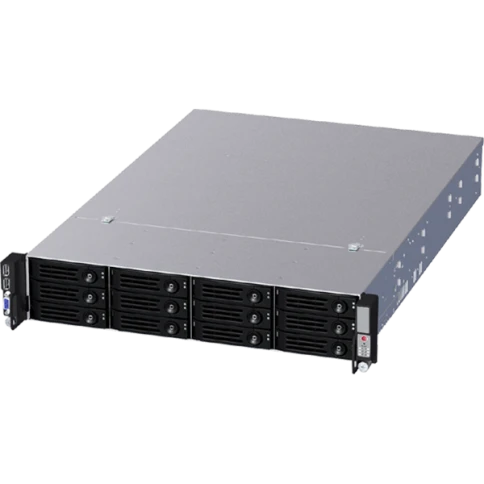 Серверный корпус/ 2U chassis; E-ATX, ATX, Micro-ATX, Mini-ITX MBs; 12 x 3.5" Swappable HDD Trays; RPS 1200W (1+1), Slide Rail: AC-R53 фото 1