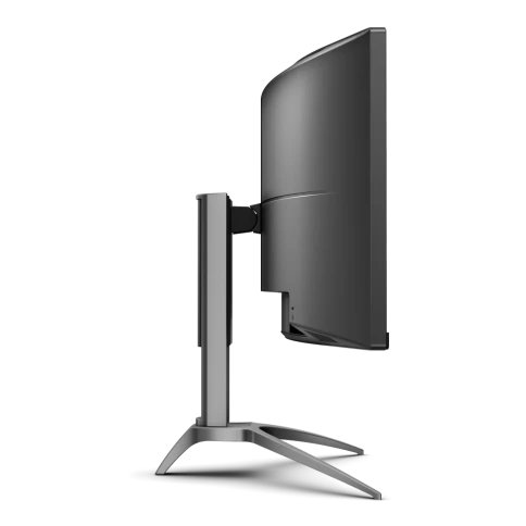 AOC AG493UCX2 49'', Curved, 5120x1440, VA, 165hz, 80M:1, 400cd, 1ms, 3xHDMI 2.0, DP 1.4, 3xUSB 3.2, Type-C 65W, Speakers, H. adj 100mm, 3Y, Black фото 7