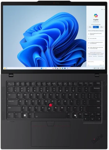 Ноутбук/ Lenovo ThinkPad T14 G5 14.0" WUXGA Touch IPS AG 400nits, AMD Ryzen 7 PRO 8840U,32GB DDR5, 512GB SSD M.2, AMD Radeon 780M Graphics,5M+IRCam, Qualcomm Wi-Fi 6E NFA725A+BT5.3, Wired Ethernet, 4 Cell 52.5Whr, BKLT KB ENG, Win 11 Pro, 1 Year, Bla фото 5