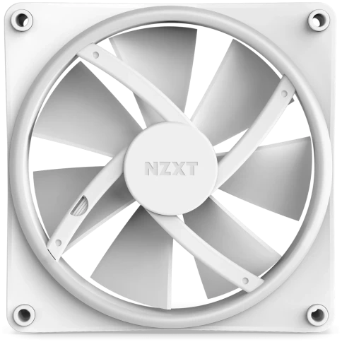 Кулер для корпуса ПК/ Case Cooler NZXT F140 RGB Duo (140x140x25mm, 4-pin PWM, RGB, 84.75CFM, 36dBA, 1800RPM, White) фото 6