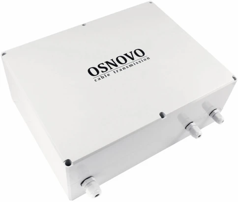 Медиаконвертер/ OSNOVO Уличный медиаконвертер GE с PoE, 1 *10/100/1000Base-T с PoE (до 30W), 1*SFP (1000Base-X) фото 4