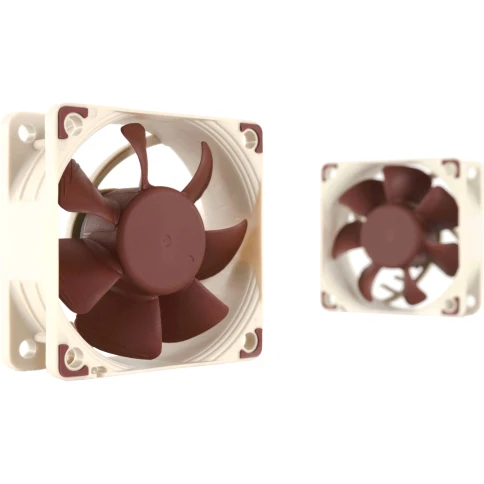 Кулер для корпуса/ Case Cooler Noctua NF-A6X25 5V PWM (60x60x25mm, 4-pin PWM, 29.2CFM, 19.3dBA, 3000RPM, Beige/Brown) фото 7