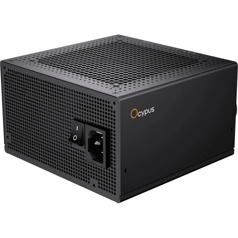 Блок питания ПК/ Power Supply Ocypus Delta P850, Model P850-BD, 850W 80+ Bronze (ATX, 3.1, Non modular, 1x24(20+4)pin, 2xCPU 8(4+4)pin, 3xPCIe*2 8(6+2)pin, 1x12V-2x6, 8xSATA3 , Active, 120x120mm, 150x140x86mm, APFC, black) фото 3