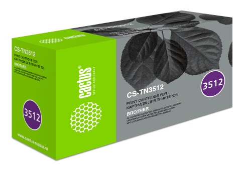 -/ Картридж лазерный Cactus CS-TN3512 TN-3512 черный (12000стр.) для Brother DCP L6600DWHL/L6250DNHL/L6 фото 1