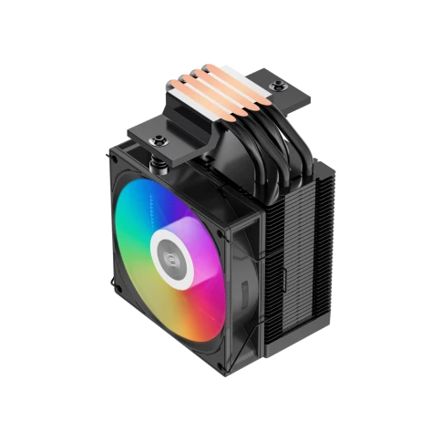 Кулер для процессора/ CPU Cooler PCCooler R400 ARGB BK (180W, 4-pin PWM, 133mm, Al/Cu, 4x6mm, ARGB, 1x92mm, 40.94CFM, 30dBA, 2200RPM, S: 1851/1700/1200/115X, AM5/AM4, black) фото 6