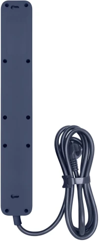 Фильтр-удлинитель PowerCom SP-06W 5.0M, 6 розеток, белый, 16А, 4кВт, 380Дж, защитные шторки, защита от КЗ, перегрузки, ВЧ и импульсных помех, кабель 3x1.5 мм2, ШхГхВ 338.5х50х40.2 мм, вес 0.82 кг./ Surge protector PowerCom SP-06W 5.0M, 6 sockets, white, 1 фото 6