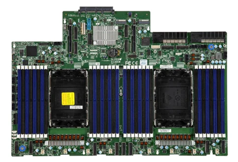 Серверная платформа/ SYS-221H-TN24R (bundle12): 2U / 2x LGA-4677 / 32x DDR5 RDIMM / 24x Hs 2.5" NVMe*/SATA/SAS*/ 1x SSD NVME 480GB, M.2 / 1x Dual-Port 1GbE RJ45 / 2x 1200W Power (24 NVME config, Fan+ Heatsink Upgrade) фото 2
