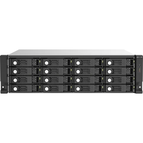 Полка расширения сетевого хранилища без дисков/ ENTERPRISE QNAP TL-R1620Sep-RP SAS expansion module, 16 bays 3.5 "/ 2.5" SAS / SATA 12/6 Gb / s rackmount, 2 power supplies. W/o RAIL-B02 фото 1